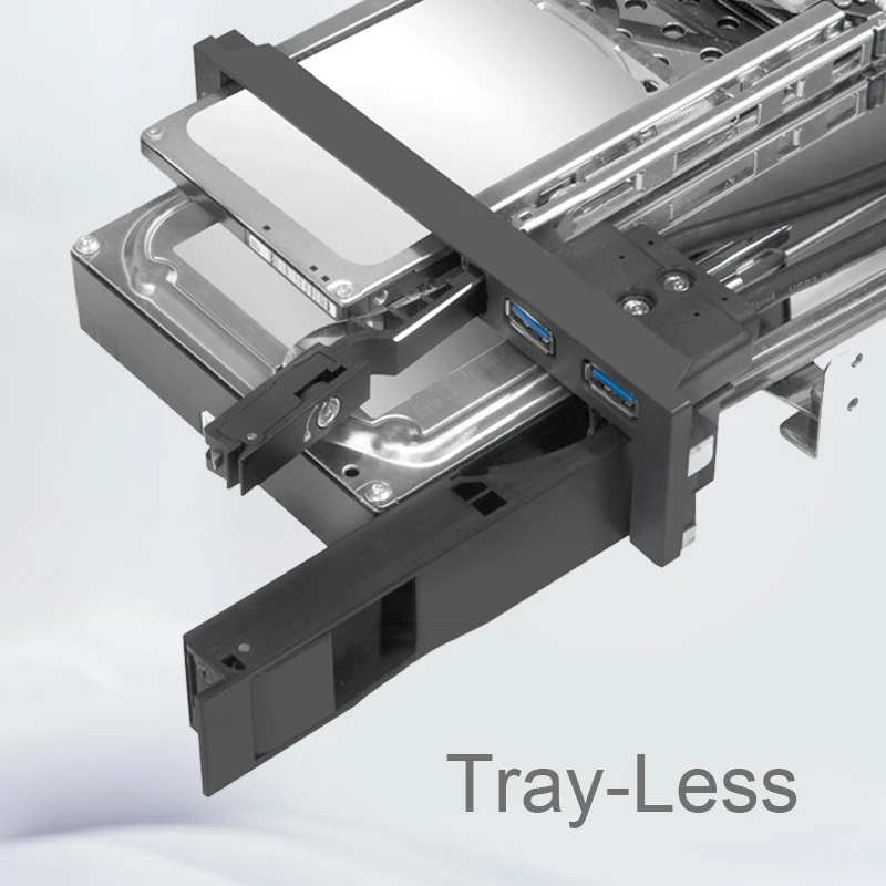 Uneatop 2.5in sata aluminum enclosure case to 3.5 sata hard drive caddy tray backplane 5.25in hdd docking PC bay hdd enclosure