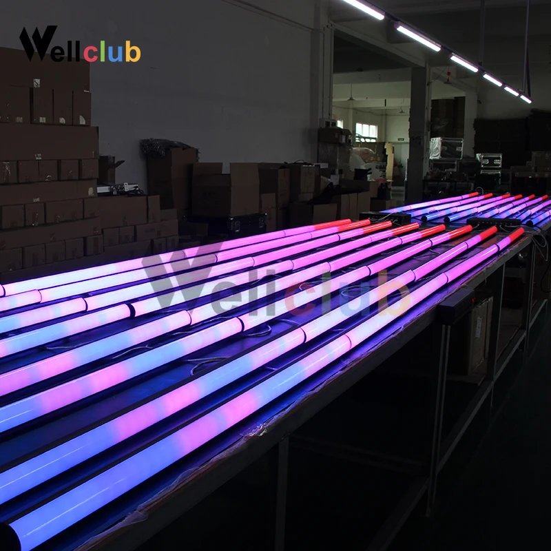 16 шт. с контроллером RGB настенная шайба светодиодная Пиксельная трубка Dmx бар светильник индивидуальное управление пиксельный сценический светильник Dj Бар светильник