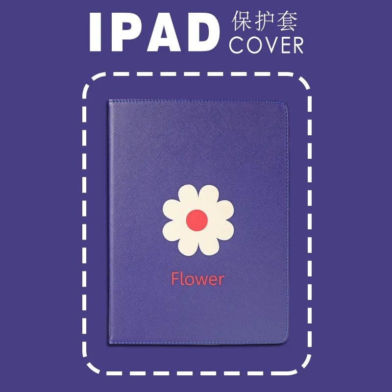 Case for New iPad 9.7 10.2 inch 2017 2018 2019 Air 1 2 Funda Soft silicone bottom Back PU Leather Smart Cover Auto Sleep | Компьютеры и