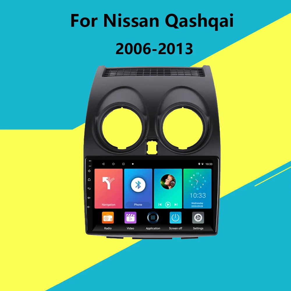 Для Nissan Qashqai 2006 2013 9 &quot2.5D 2 Din Android 8 1 головное устройство с рамкой автомобильное радио стерео WiFi GPS
