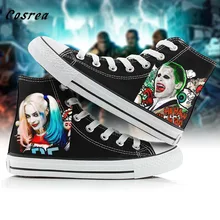 Cosplay Canvas Shoes Girls Casual High Top Star Flat Shoes Printing Joker Leisure Shoes