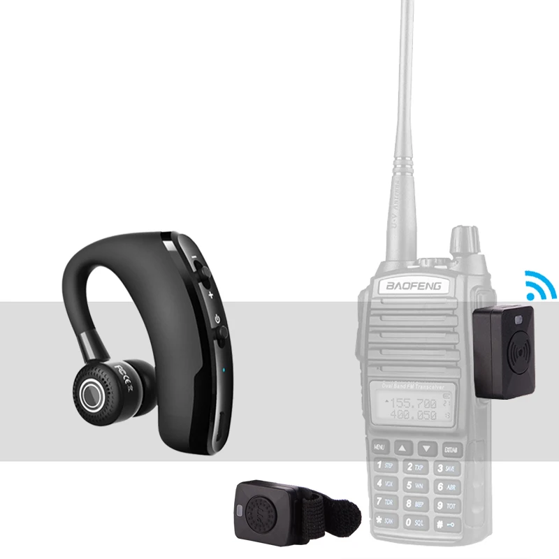 Беспроводная Bluetooth-Гарнитура Walkie Talkie двусторонняя радиосвязь наушники BT для Motolora