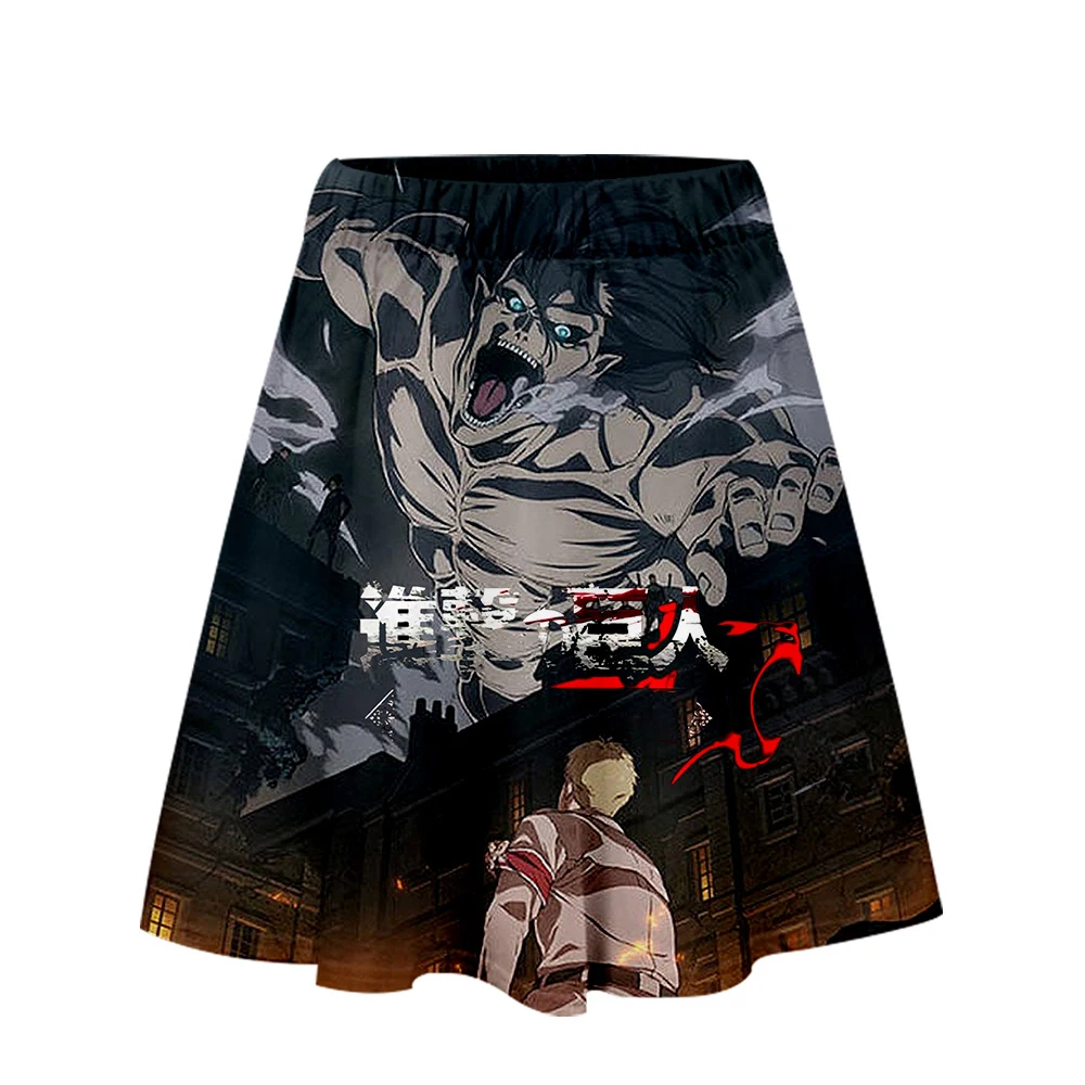 

WAMNI Attack On Titan Final Season Women Short Skirt Skirt A-line Skirt Anime Fashion Sexy Short Skirt Harajuku Polyester Fabric