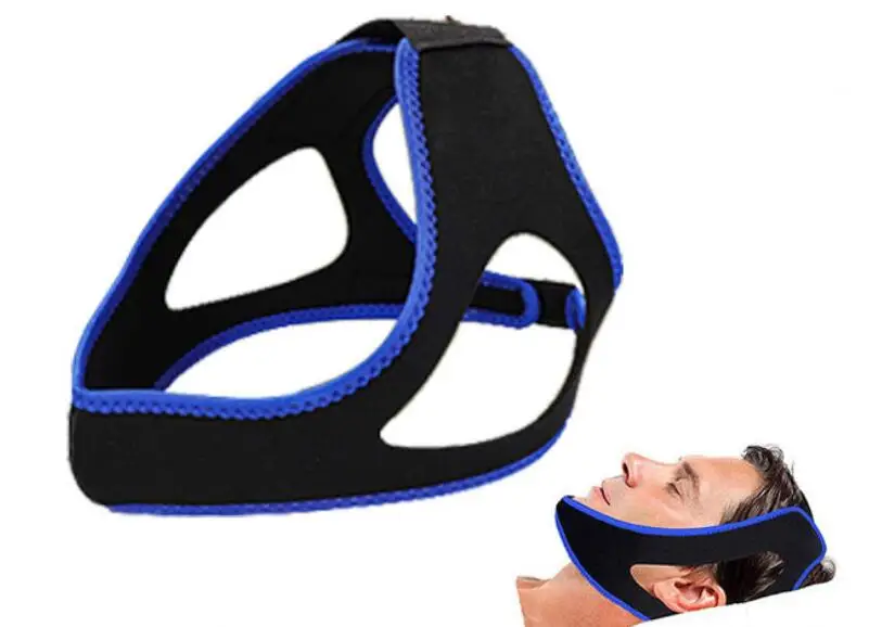 Неопрен Anti Snore ремешок для подбородка ремень анти апноэ челюсти решение антихрап