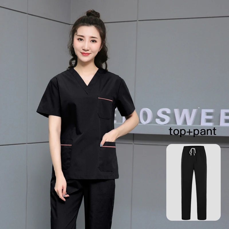 Униформа размера плюс для салонов красоты одежда работы лабораторное пальто