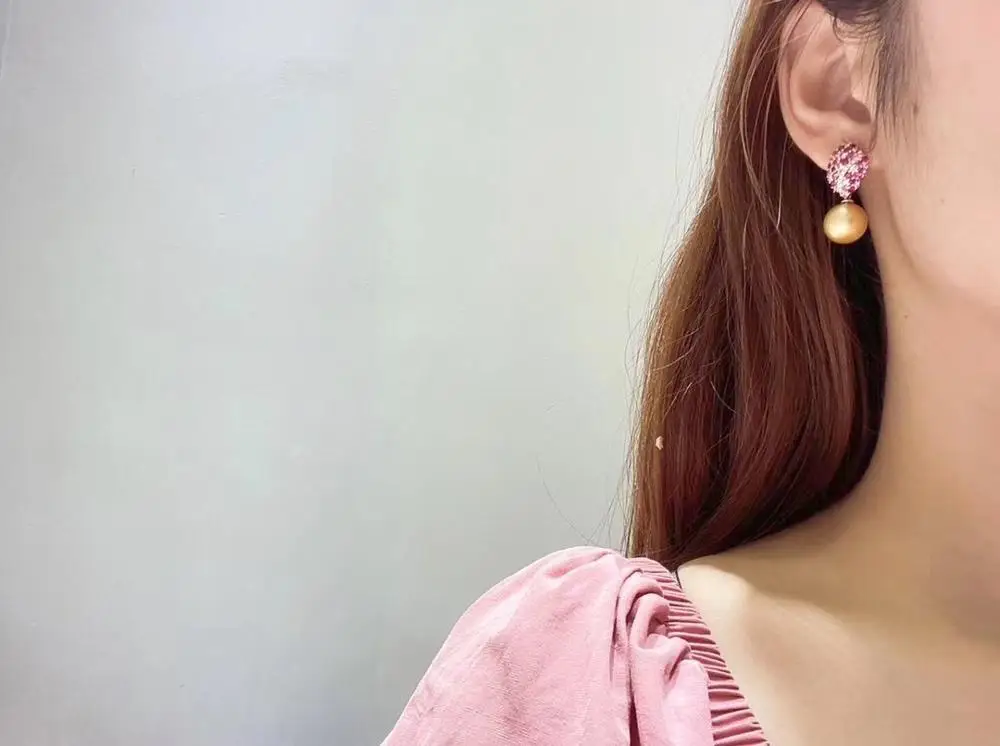 Женские жемчужные серьги D526 изящные висячие из стерлингового серебра 925 пробы 10-11