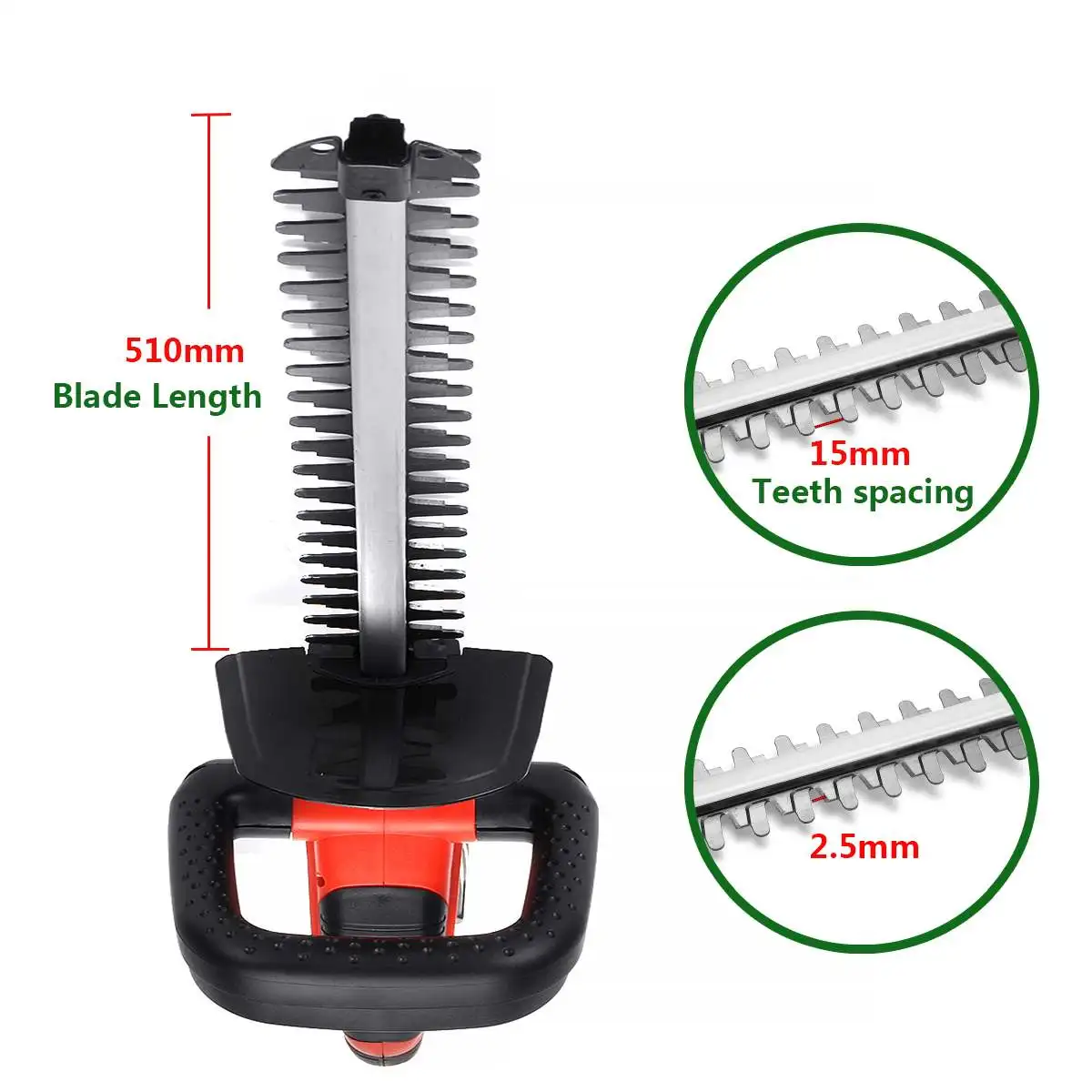 Триммер для живой изгороди 21 в беспроводной домашний триммер 18 с лезвием |