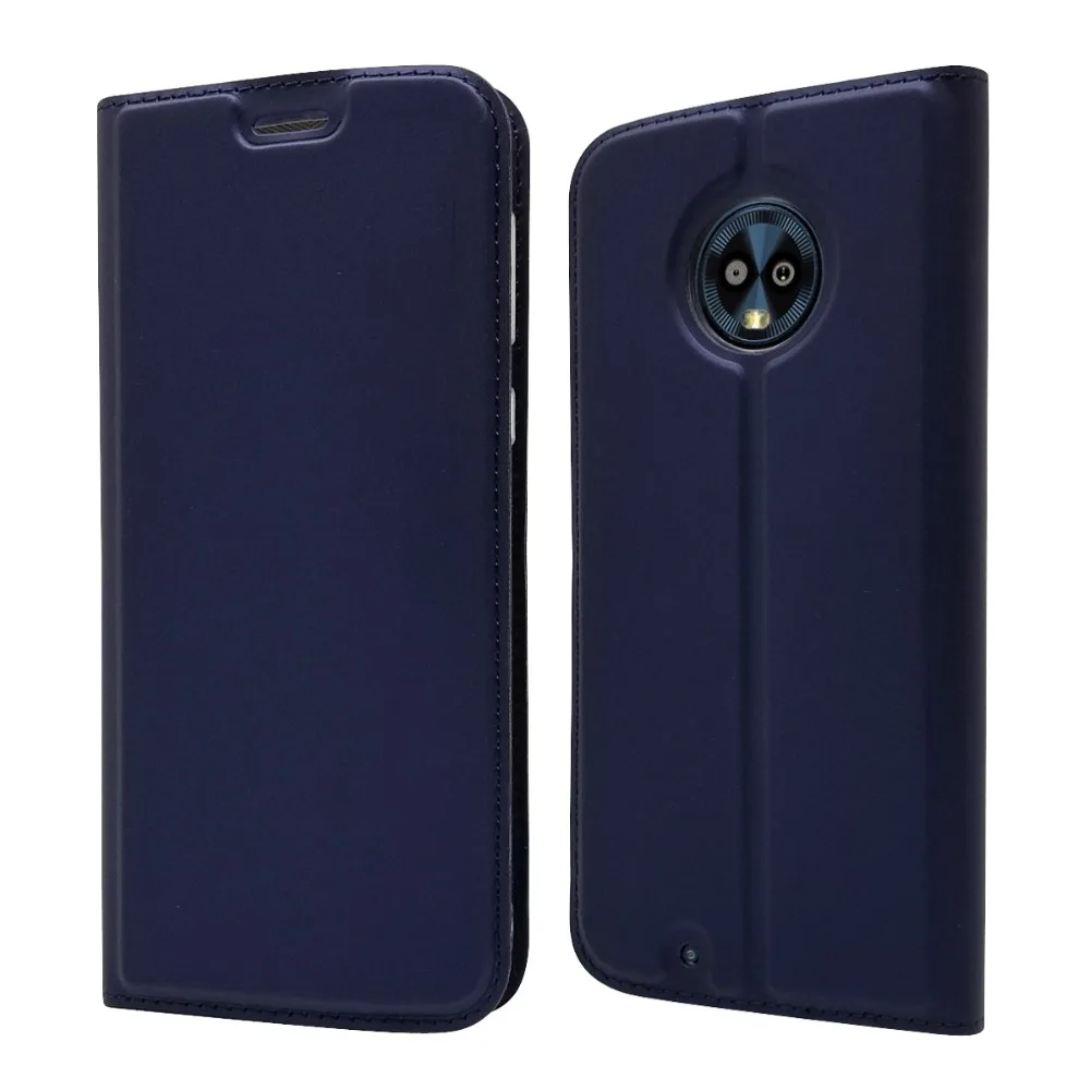 Кожаный чехол для Motorola Moto G6 G5S Plus G5 Магнит Ультра Тонкий Слот для карт флип чехол-книжка для Moto G 6 5 S Plus Чехлы Funda