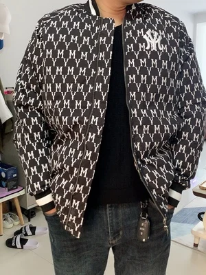 2021 Brand men fashion baseball jackets Winter Warm Airborne Bomber Jacket MY letter embroidery Coat Mens Thicken Casual Jacket