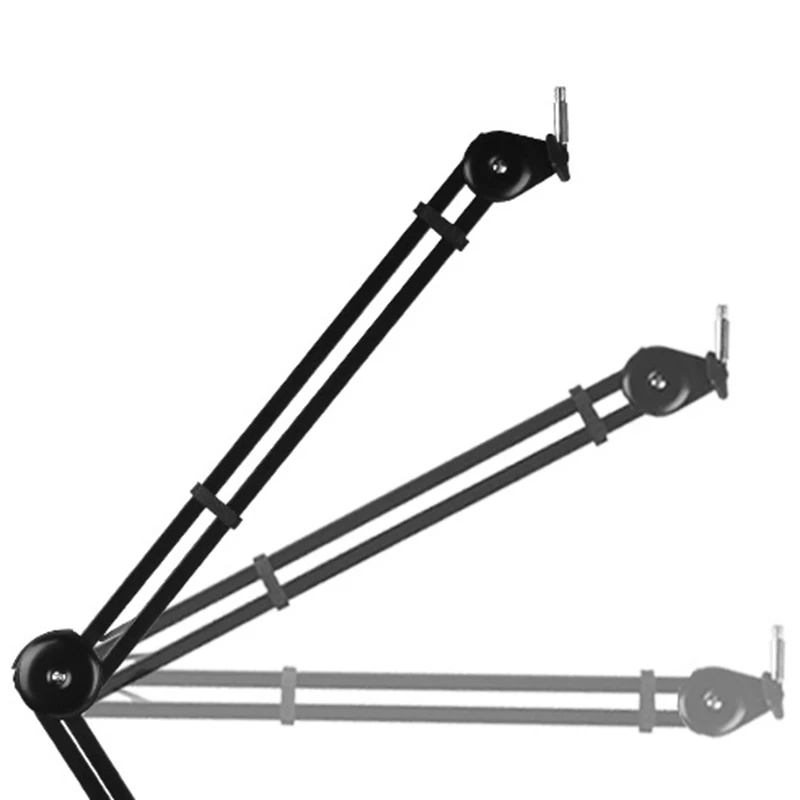 

Heavy Duty Microphone Stand Adjustable Suspension Boom Scissor Arm Mount Stand Holder for Voice Recording(Small)