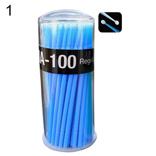 

100 Pcs Small Disposable Mascara Eyelashes Brushes Eyelash Extension Micro Brush Individual Applicators