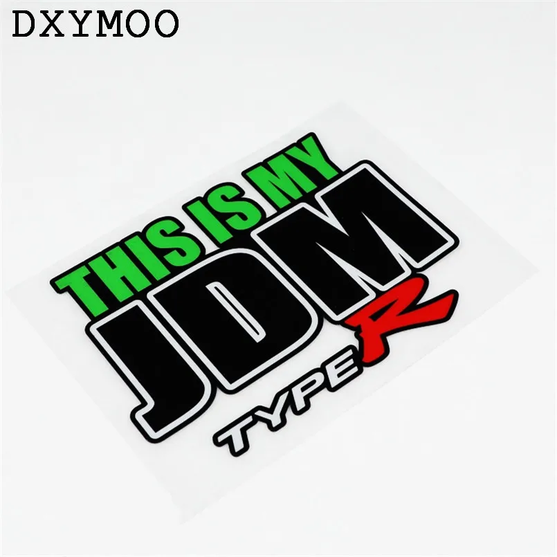 Это MY JDM Тип R Автомобильная наклейка s HF hellafпышная Наклейка на окно наклейки 15x11 см