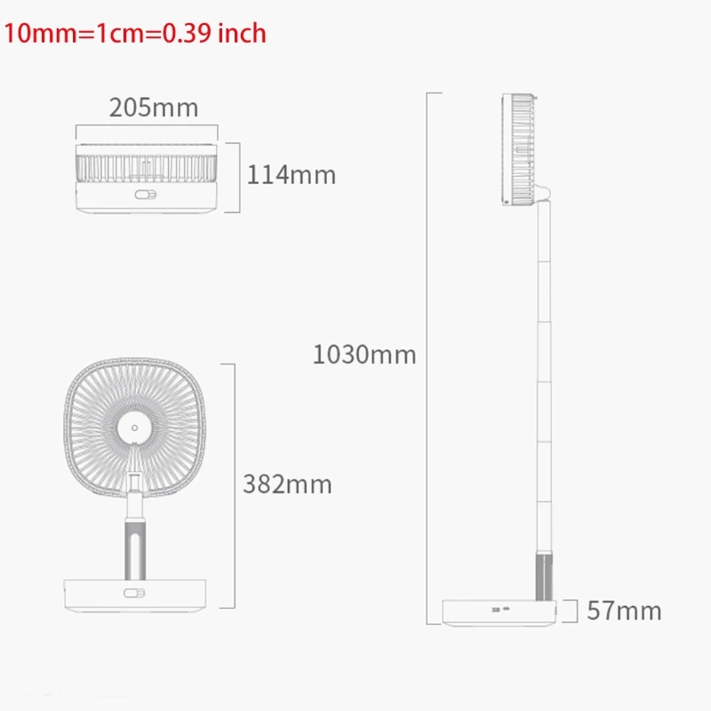 

Telescopic Desk Quiet Timer Adjustable Height For Bedroom Rooms Home Camping