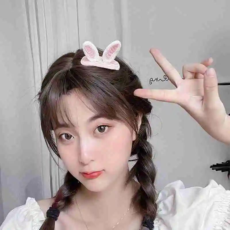 

Three-Dimensional Bunny Ear Hairpin Cartoon Kawaii Cute Barrettes for Women Girl Hair Bunny Barrettes Kids Hair Accessories