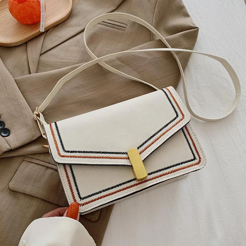 

2021 New Popular Flap Shoulder Bag Fashion Designer Handbags PU Leather Crossbody Bags for Women Casual Travel Lady Bag Luxury