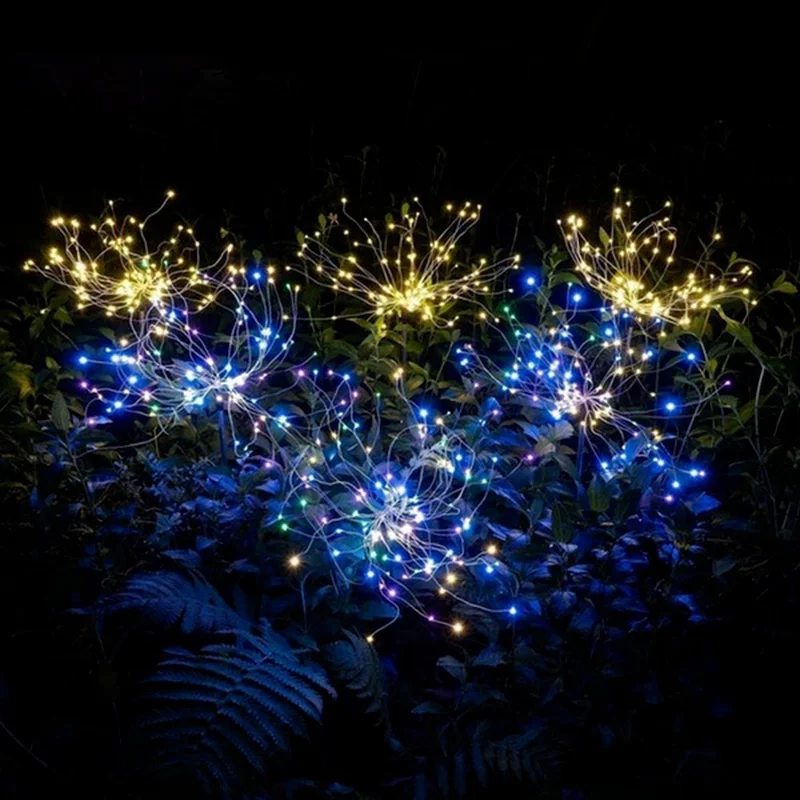 

Zhonglight Solar Powered Garden Lights Outdoor Grass Globe Dandelion Lamp for Lawn Landscape Garden Holiday
