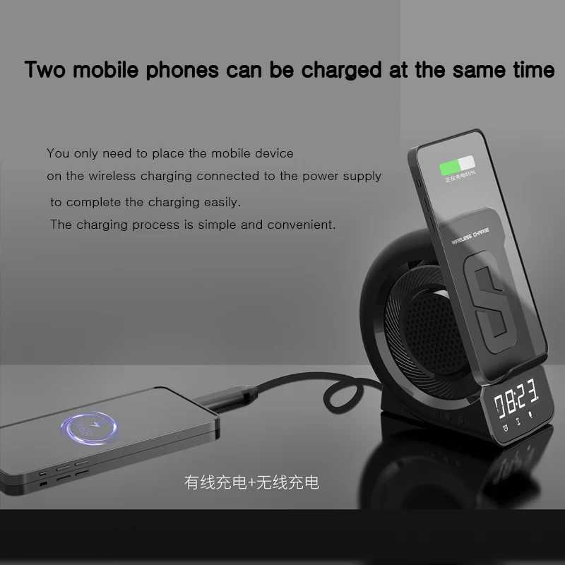 2021 Новый беспроводной Bluetooth-динамик с зарядкой многофункциональный музыкальный