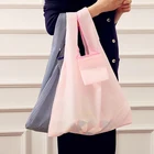 Модная Складная Экологически чистая сумка для покупок с принтом, сумка-тоут, сумка, Удобные вместительные многоразовые холщовые мешки для хранения