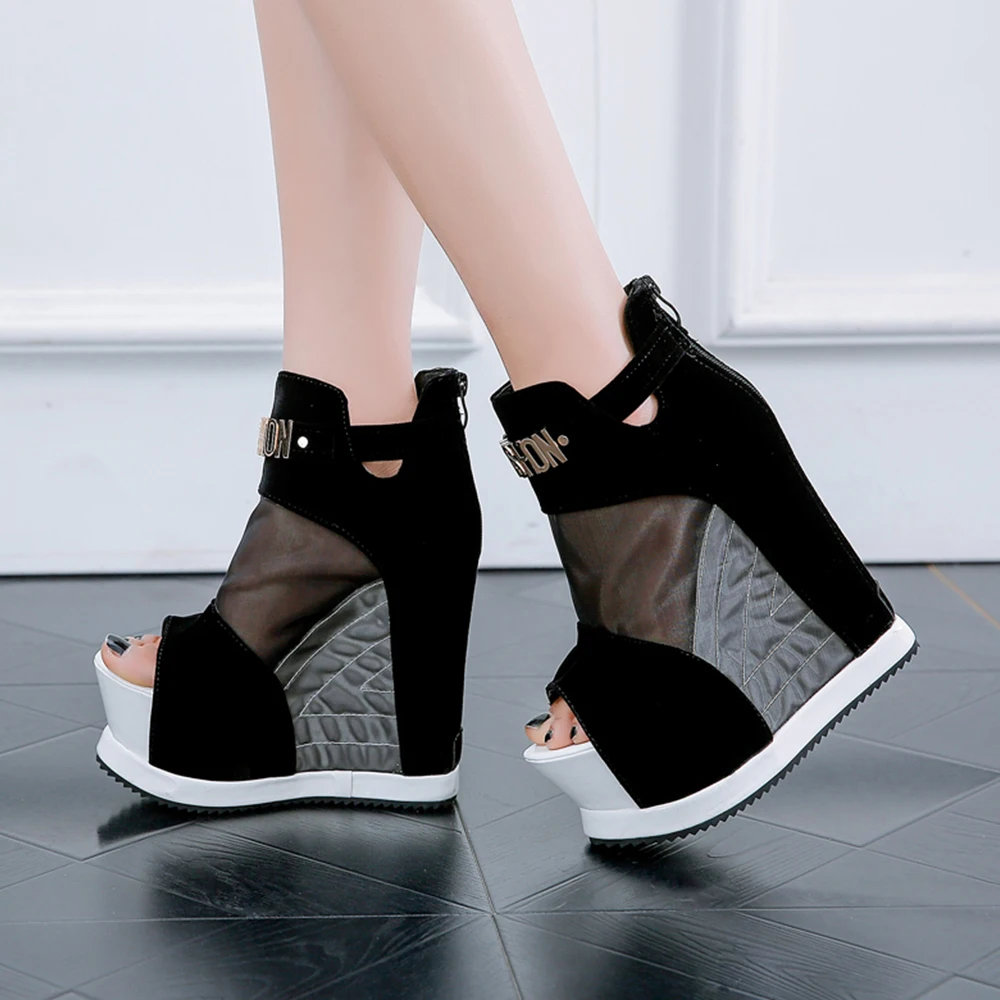 Новинка Ботильоны из флока Женские сандалии Пикантные тонкие туфли с открытым