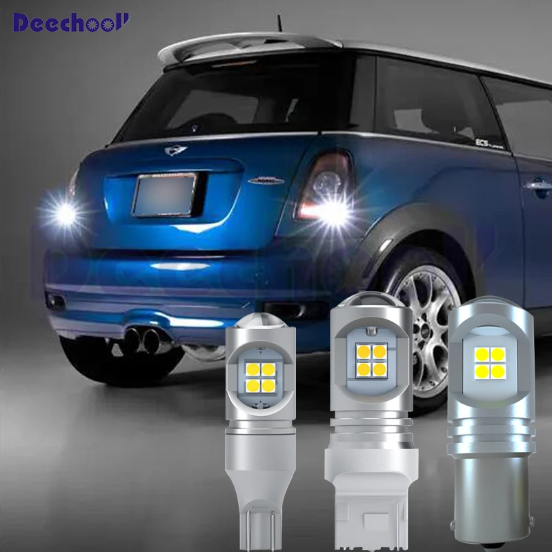 

2pc Canbus No Error White LED reverse backup tail light bulb for Mini Cooper R50 R52 R53 R55 R56 R57 R58 R59 R61 R60 Countryman