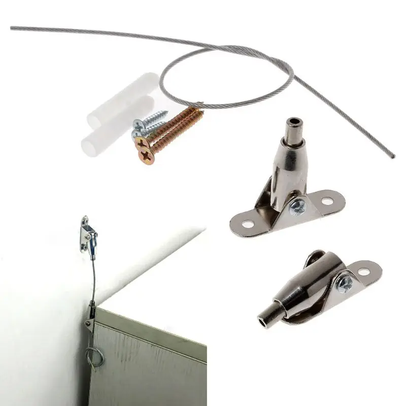 Металлический анти наконечник для детской мебели Блокировка безопасности якорь