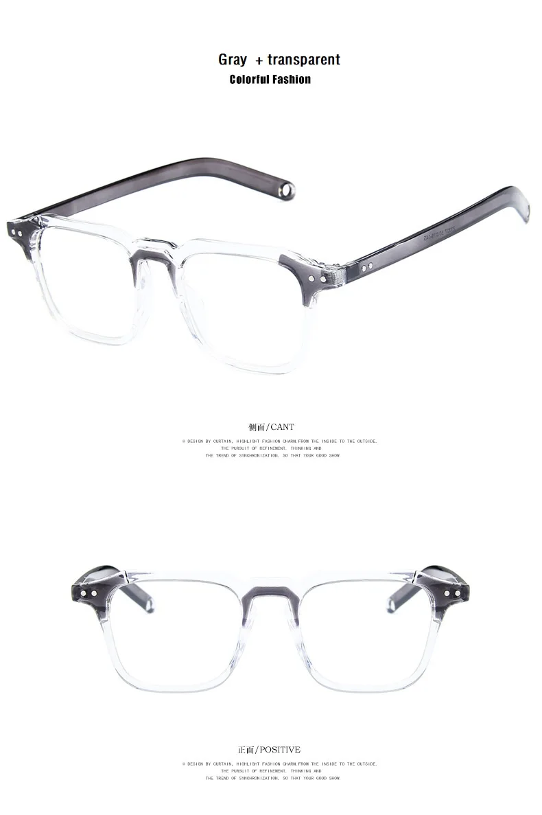 Anti Blue 2019l square Glasses Women Computer blue light blocking glasses Radiation Goggles Spectacles Eyeglasses Men