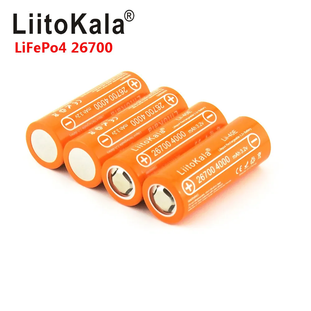 Аккумуляторная батарея LiitoKala 3 2 в 26700 мАч lifepo4 10 А | Электроника
