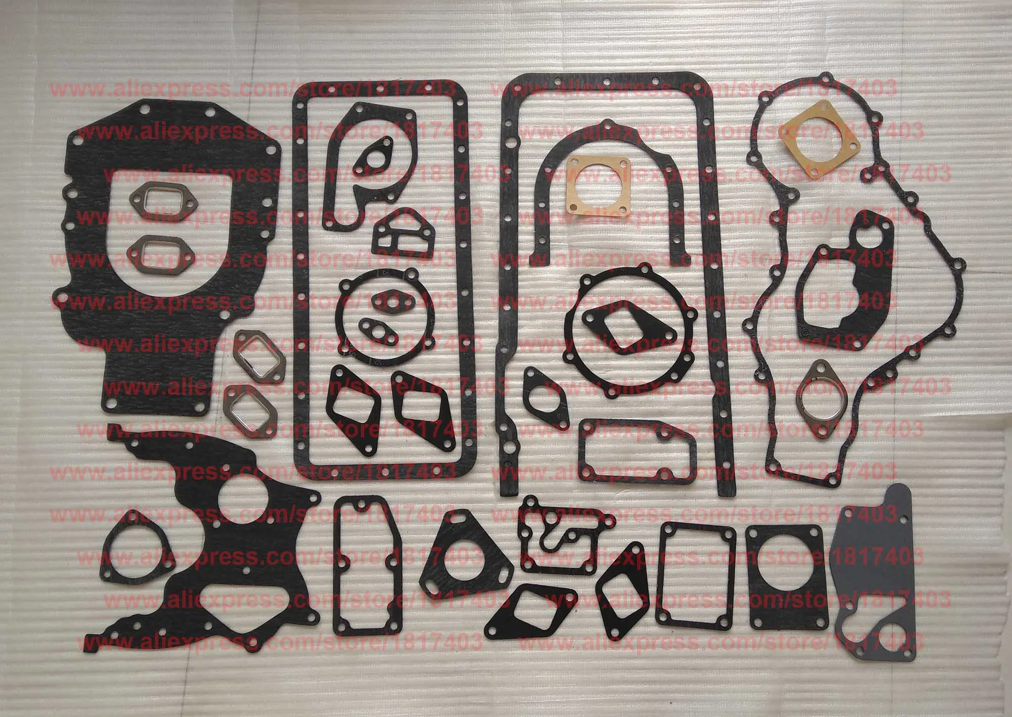 Комплект прокладок двигателя + прокладка головки цилиндра 4D35T-01004 детали