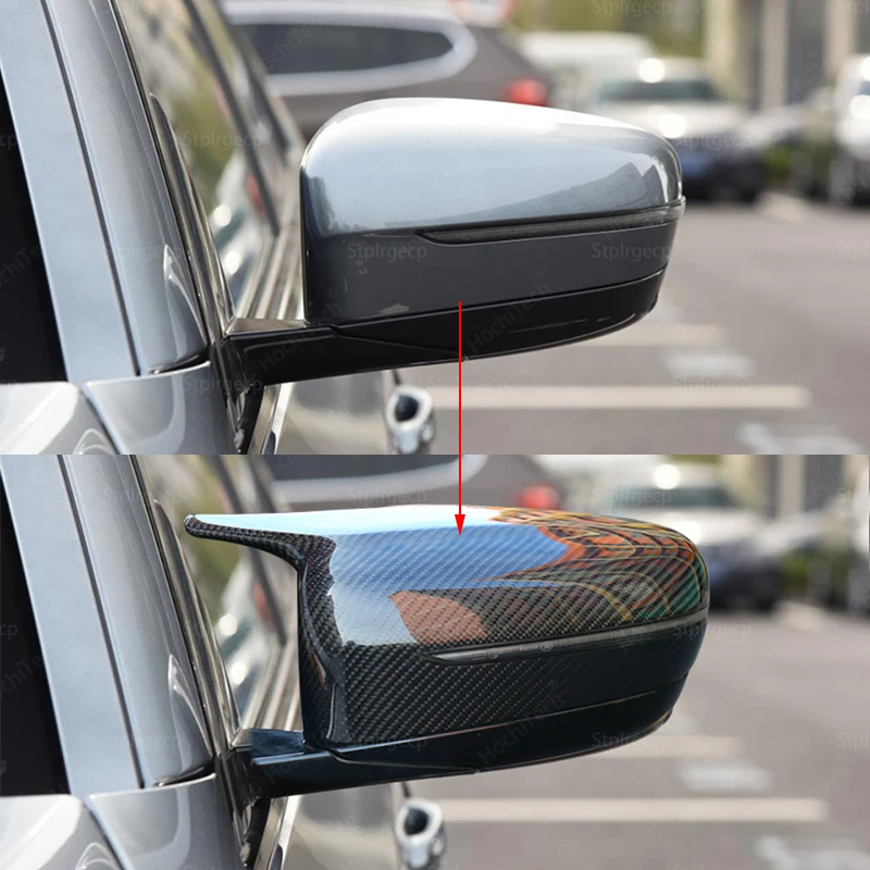 

ABS Plastic Replacement Door Mirror Covers or BMW 4 5 7 8 Series G11 G12 G14 G15 G16 G22 G23 G24 G30 G31 G38 Gloss Black