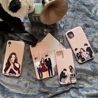 korean drama true beauty phone case for iphone 11 12 pro max xs xr x 8 7 6s 6 plus pink candy colors cover