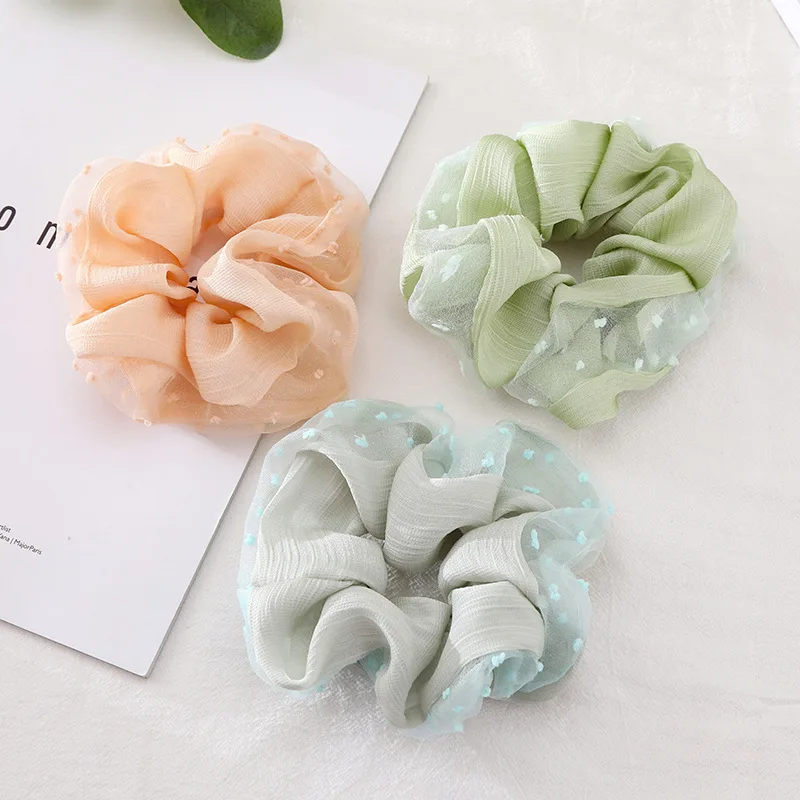 Резинки для волос женские 3 шт./лот эластичные резинки в стиле оверсайз накладка