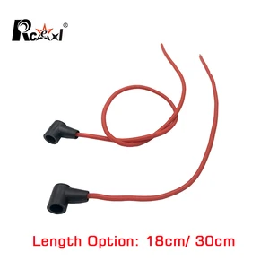 Rcexl дистанционное управление нитро двигатель Свеча зажигания с AWG 18 силиконовый провод пружина самоблокирующаяся структура