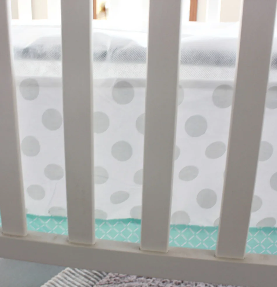 5 шт. принт с буквами вышивка принадлежности для детской кроватки Постельное