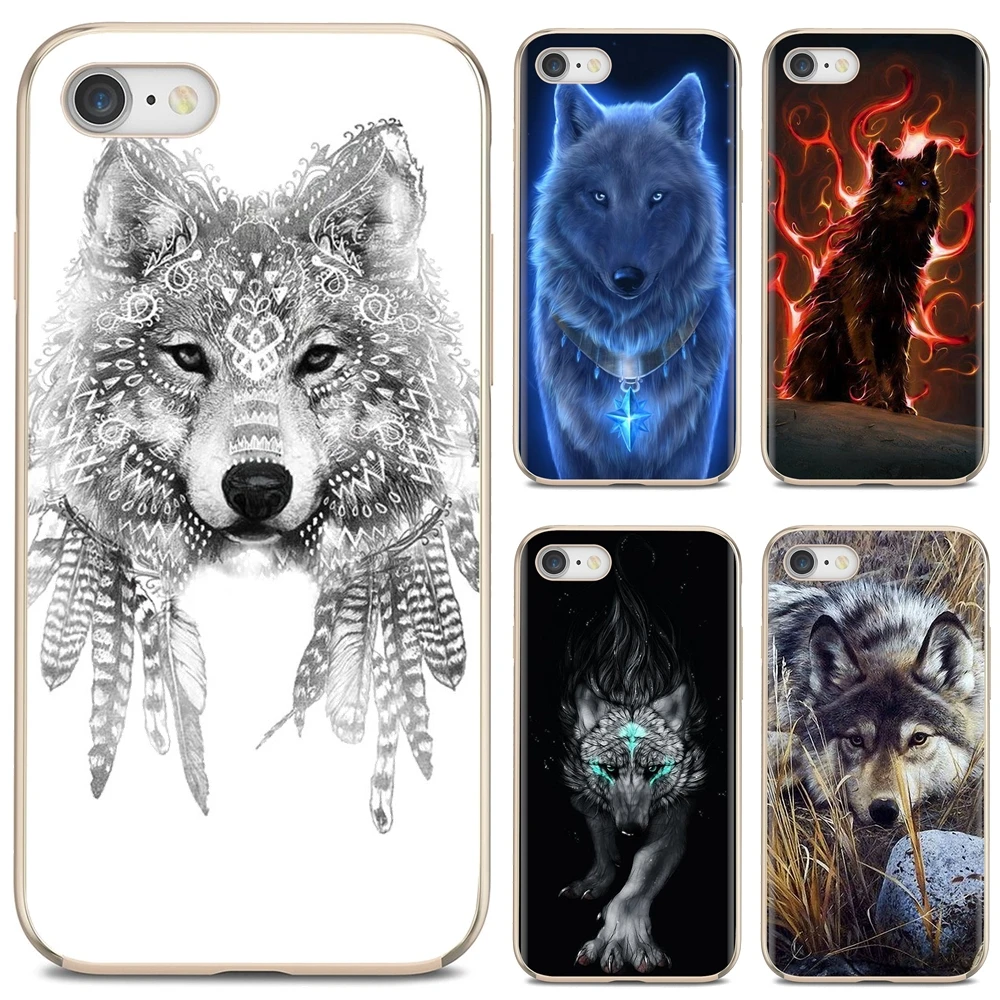 Мягкий чехол для iPhone iPod Touch 11 12 Pro 4 4S 5 5S SE 5C 6 6S 7 8 X XR XS Plus Max 2020 Wolf Wolves and Spirit Animal