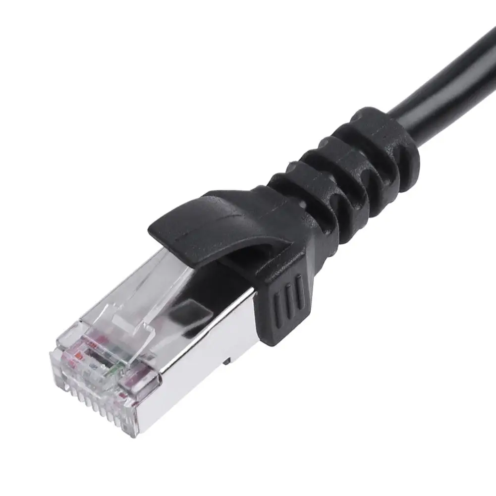 Разветвитель для сетей Ethernet с 1 на 2 разъемами LAN и RJ45 переходник-удлинитель