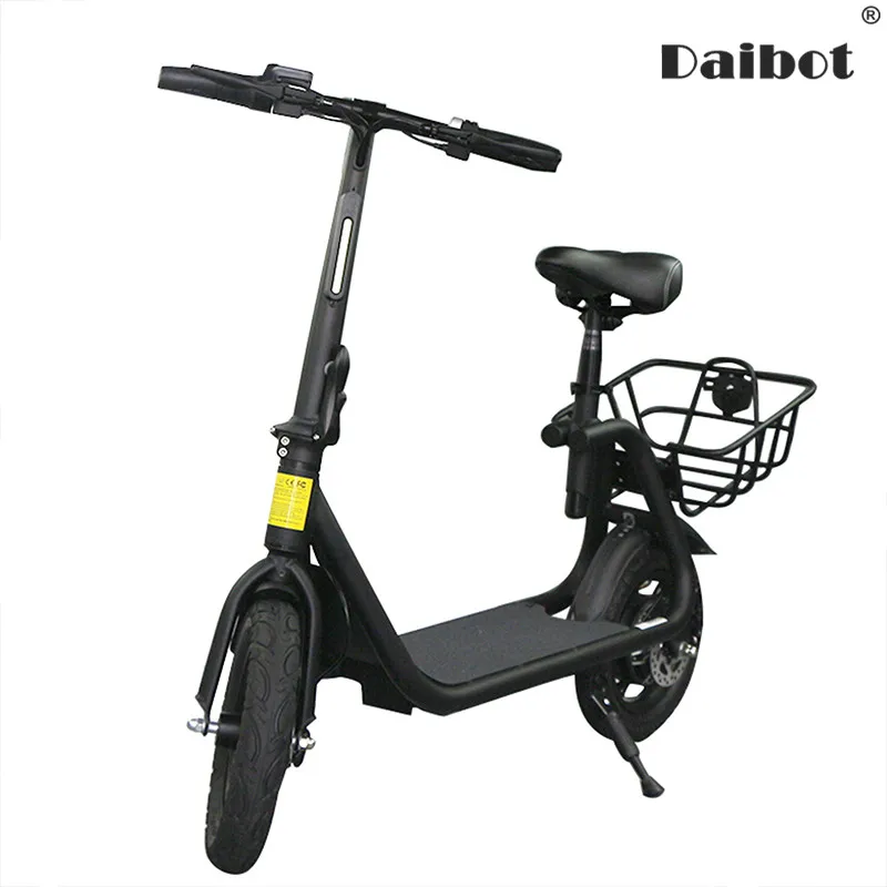 Daibot складной электрический велосипед 2 колеса электрические скутеры 12 дюймов 36 В