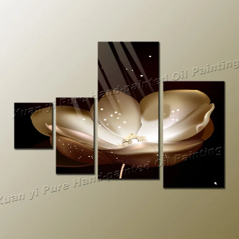 

4 шт., черно-белые картины с бабочками и цветами, настенные декоративные абстрактные картины с маслом, печать на холсте (без рамки)