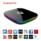 ТВ-приставка Q Plus, Android 9,0, 4 Гб ОЗУ 16 Гб32 Гб ПЗУ, четырехъядерная, H.265, USB3.0, 2,4G, Wi-Fi, ТВ-приставка 4K, PK H96X96 MAX