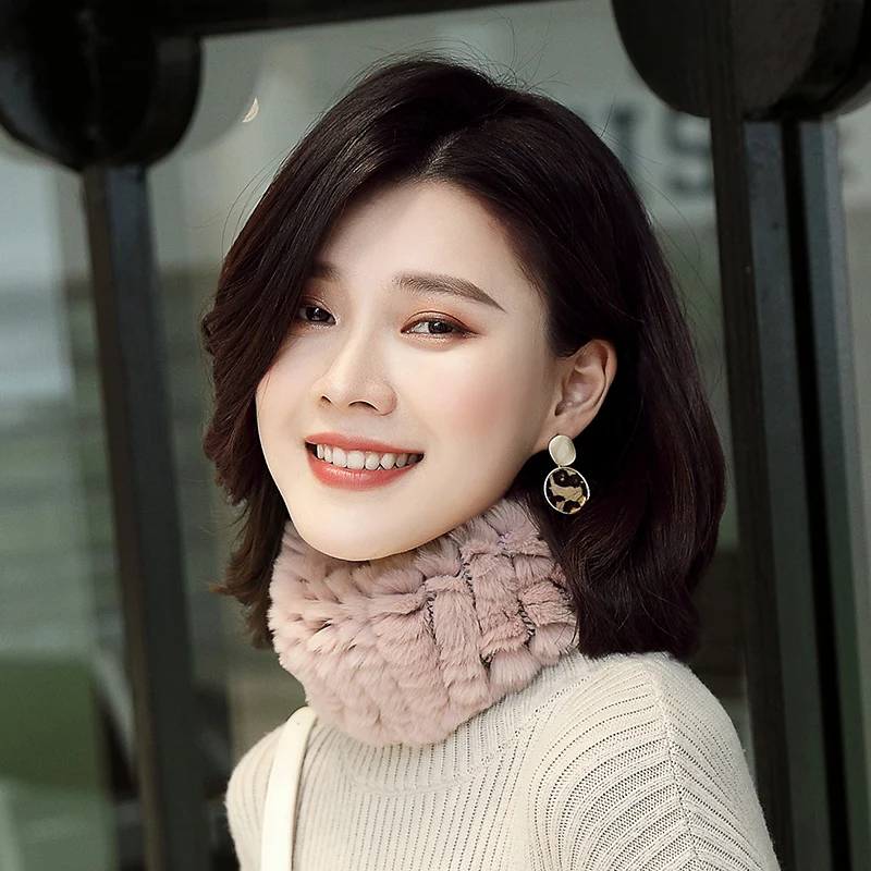 Зимний шарф кольцо Lantafe зимние аксессуары женские шарфы вязаный эластичный