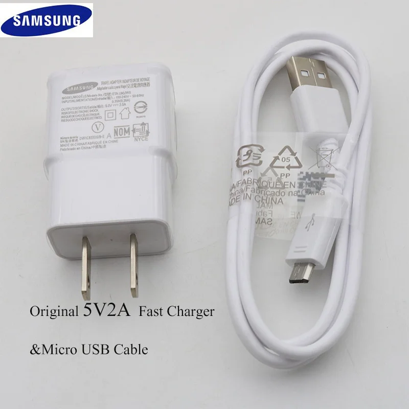 Настенный адаптер для Samsung зарядный кабель Micro USB 5 в 2 а Galaxy S6 S7 Edge J3 J5 J7 Note 4 A3 A5 A7