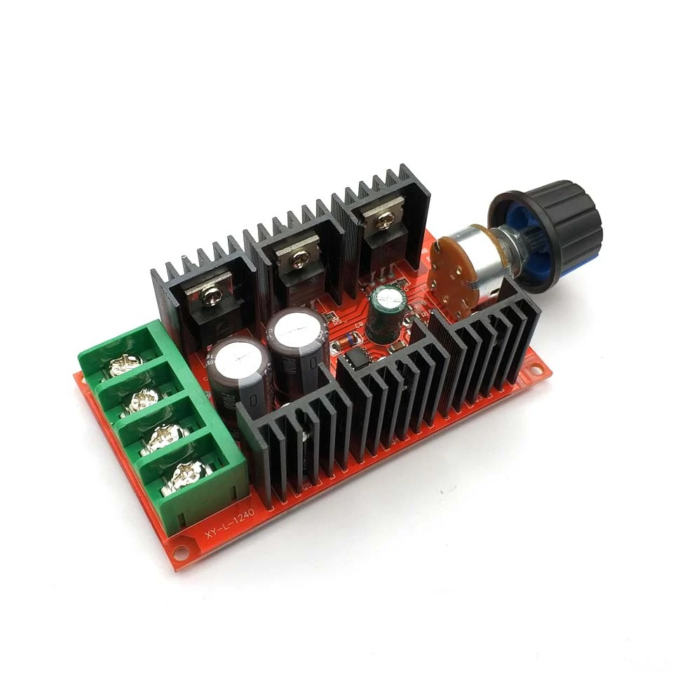 Контроллер скорости электродвигателя постоянного тока PWM HHO 12 В 24 48 2000 Вт макс. 10-50