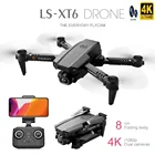 Новый arrical мини-Дрон LS-XT6 Дрон HD Камера 1080P 4K двойной Камера Wi-Fi FPV складного квадрокоптера удержания высоты для дистанционно управляемого летательного аппарата игрушка