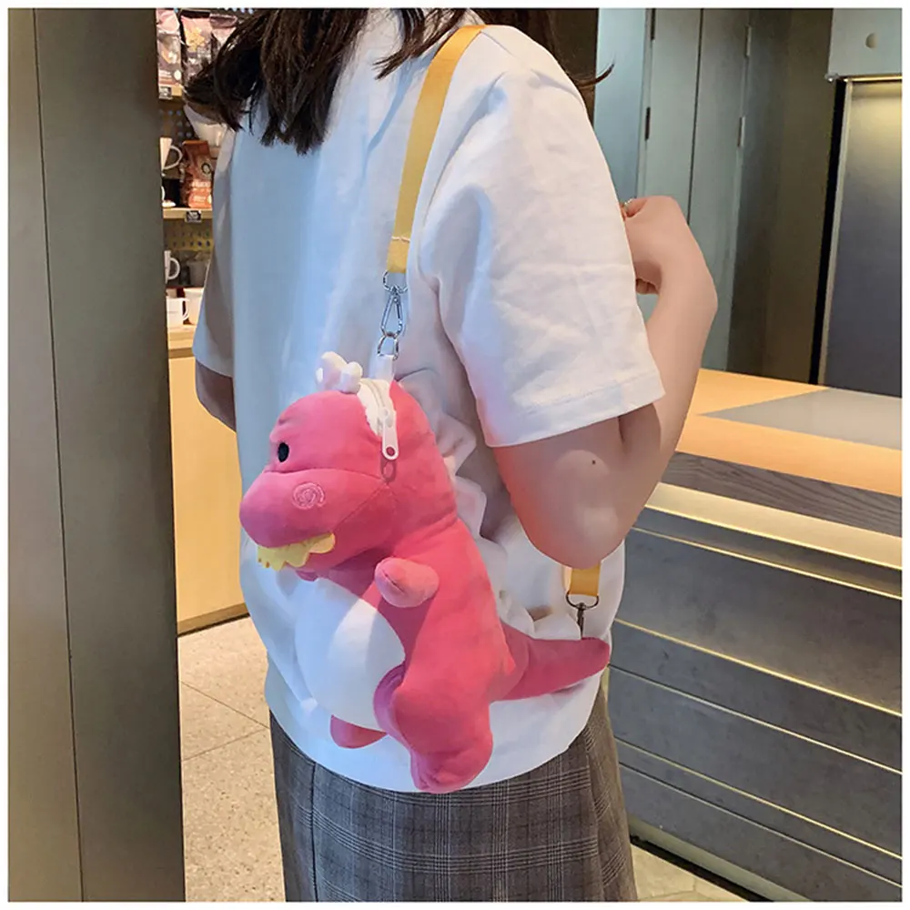 20-30 см Плюшевые игрушки Mochila nigno популярные игрушки Детский рюкзак мягкие и плюшевые животные Зеленый динозавр плюшевые рюкзаки для детей