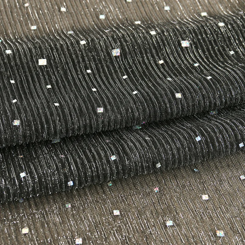 140CMx1Yard кроссовки с верхом из мягкой сетки яркий Шелковый Блестящие в горошек