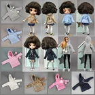Одежда для кукол с капюшоном, Спортивная Толстовка для Blythe Doll, Повседневный свитер, верхняя одежда, подходит для Blyth 16, кукла, рождественские аксессуары для игрушек для девочек