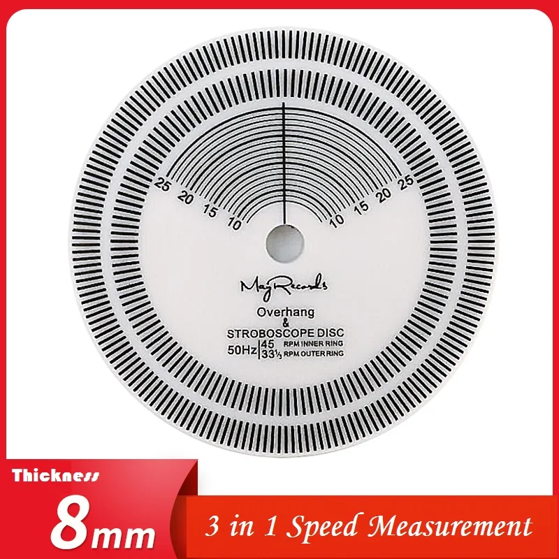 Зажим 3 в 1 для измерения скорости/вывешивания/записи проигрывателя виниловых