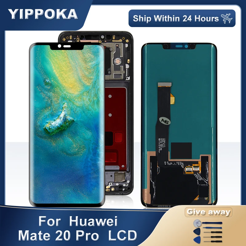Pantalla LCD de 6,39 pulgadas para Huawei Mate 20 Pro, montaje de pantalla, piezas de repuesto para Huawei Mate 20 Pro, LYA-L29, LYA-L0C, LYA-TL00-0