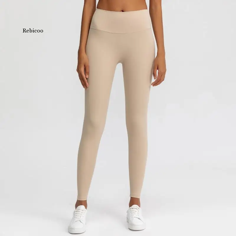 

Summer Ladies Fitness Ladies Full Length Leggings Leggings Solid Color Multicolor Running Pants Comfortable Slim Yoga Pants