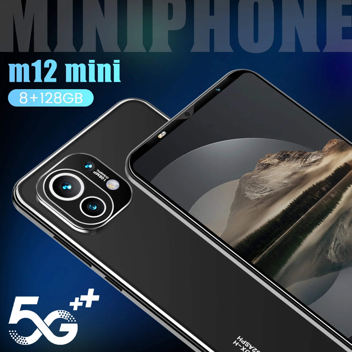 

2021 Global Version M12mini 5.2 Inch 8+128GB Andriod 10.0 Dual SIM Smart Phone MTK6595 4800mAh Fingerprint ID Mini Mobile Phone