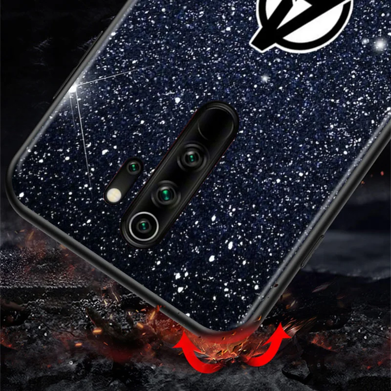 

Marvel Avengers A Logo For Xiaomi Redmi 9A 9C 9 Prime GO 8A 8 7A 7 S2 6A 6 5 Pro Plus Soft TPU Silicone Black Cover Phone Case